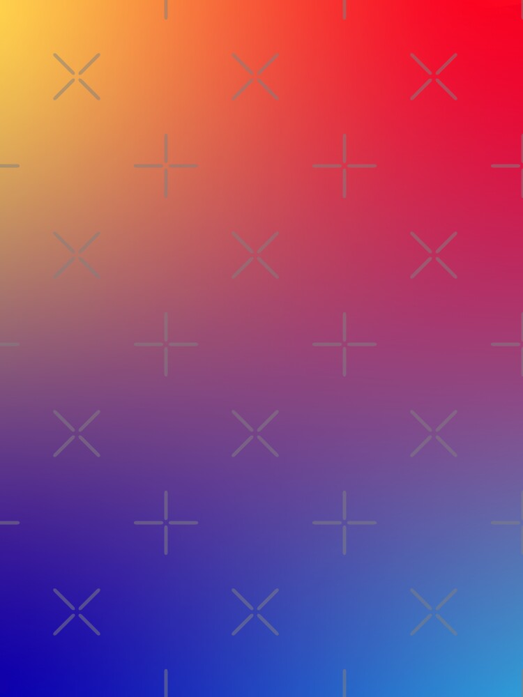 Gradient Red Blue Orange Yellow Color Pattern by heyitsIrish