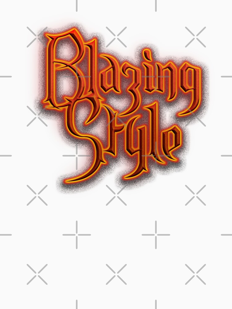 Blazing Style (Fiery Glowing Text) by Swabcraft