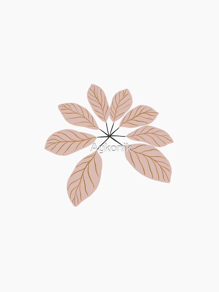 Aesthetic Leaves Graphic Design by Aykonik