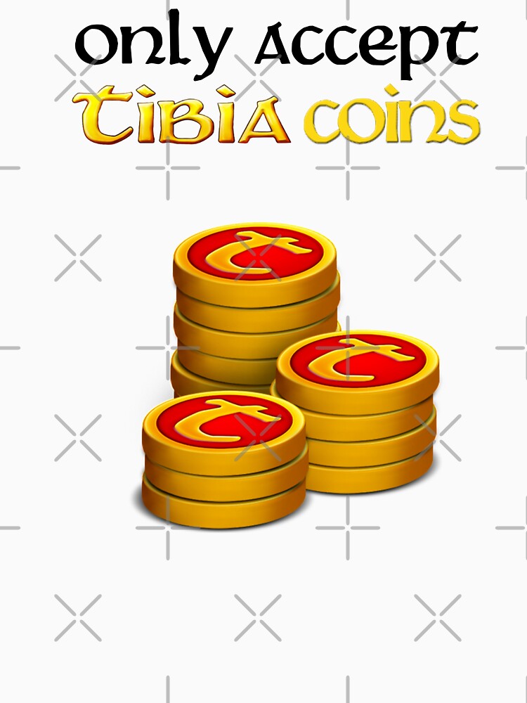 Tibia MMORPG TibiaCoins white by Morgarion