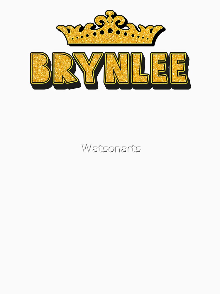 Brynlee Personalized Funny Custom Name Crown Design by Watsonarts
