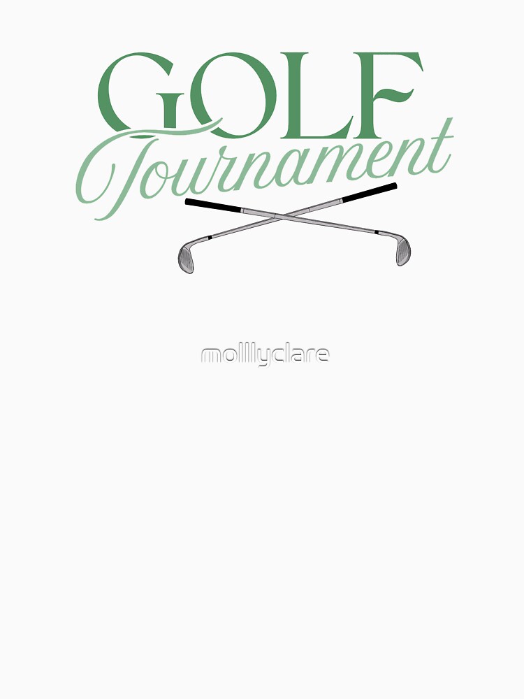 Golf Tournament Professional Modern Green Event Logo by Stickers by @molllyclare