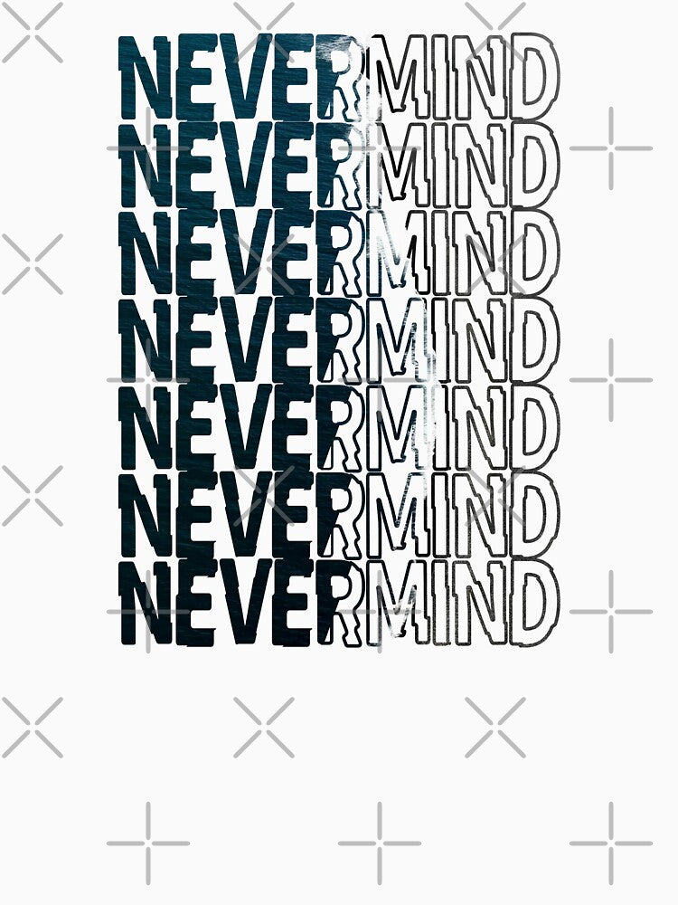 Word Nevermind greensilver by Arramavis