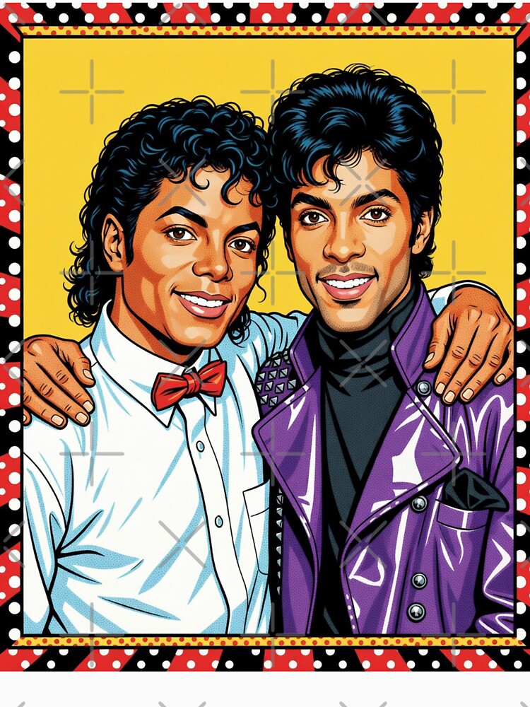 Michael Jackson and Prince by The King's general goods