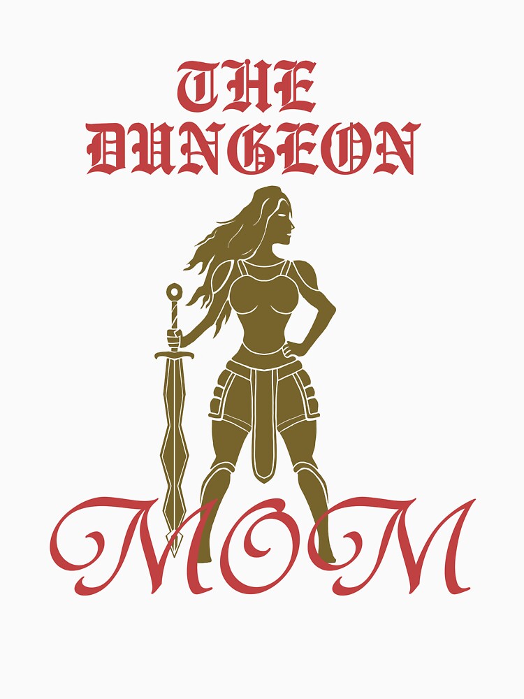 The Dungeon Mom – Warrior Mother Funny RPG Fantasy Design by mestre_coruja_lab