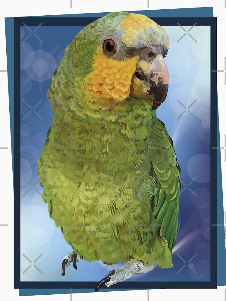 orange-winged amazon by obscurite