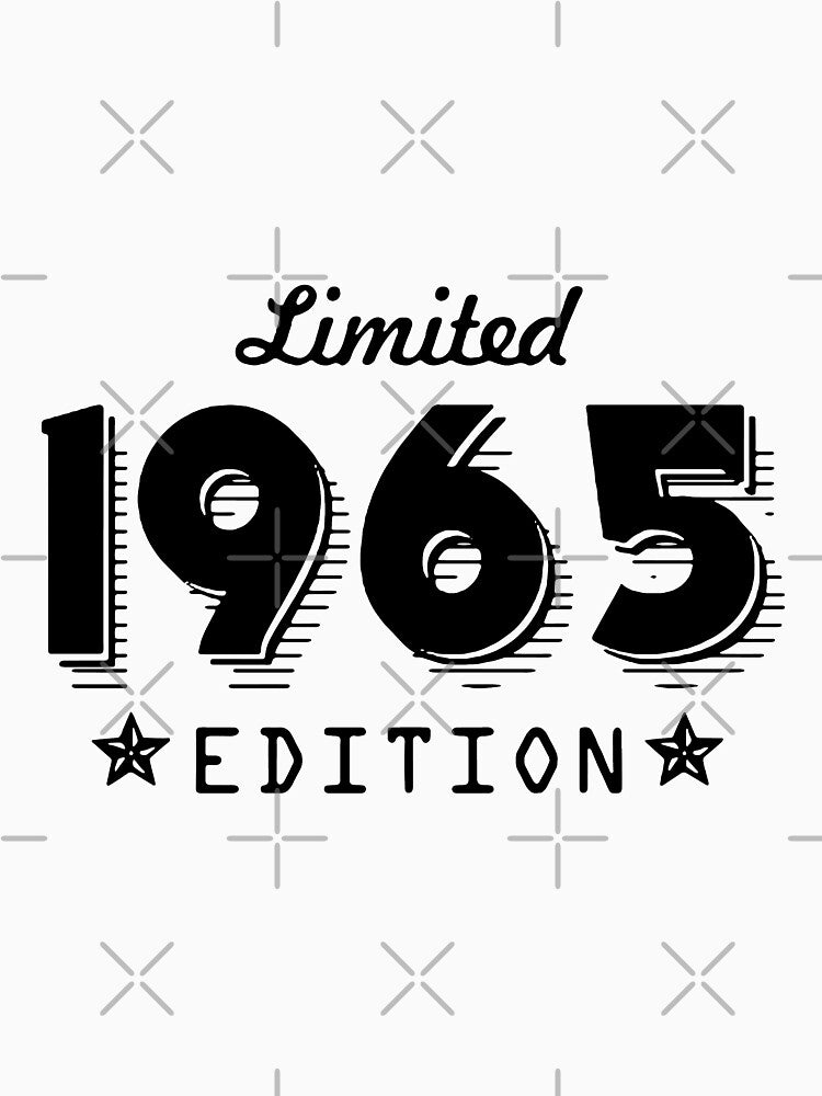 Vintage 1965 Limited Edition Classic Gift Premium Apparel Funny Holiday Xmas by DesignByHeartUK
