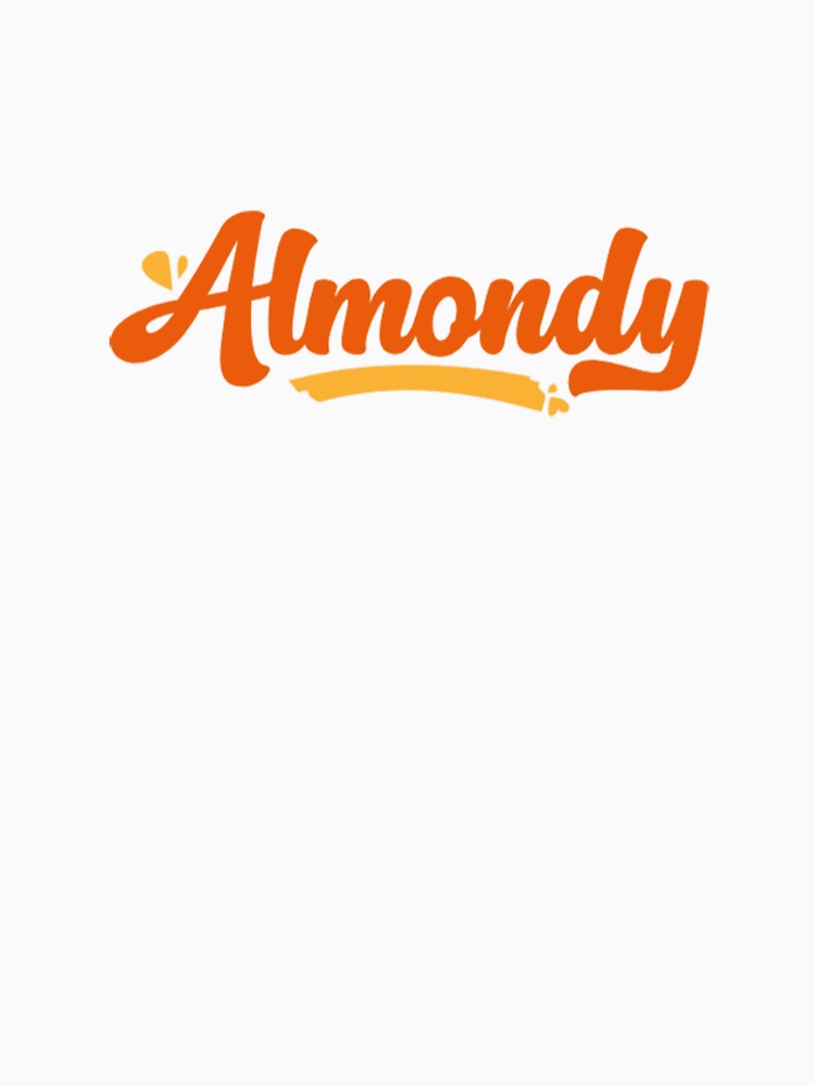 Almondy Cake Sweet Orange Script Typography Logo by ZhenKang   Xiong