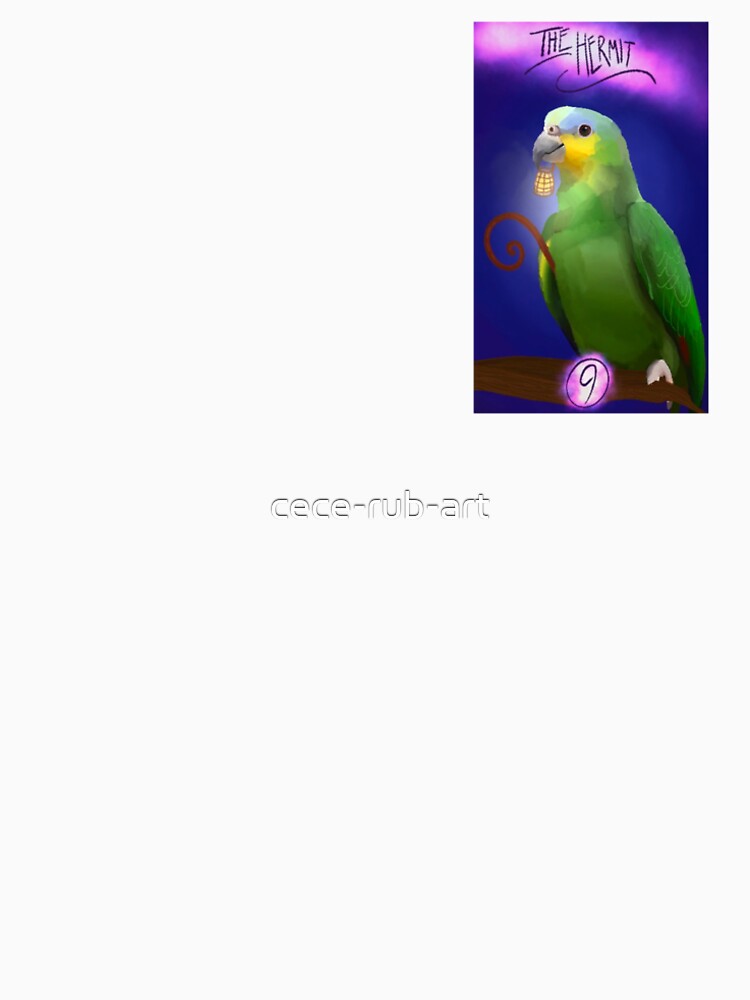 The Hermit Parrot Tarot by cece-rub-art