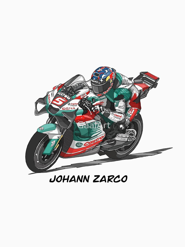 Sketching MotoGP Rider Johann Zarco by GaalArt