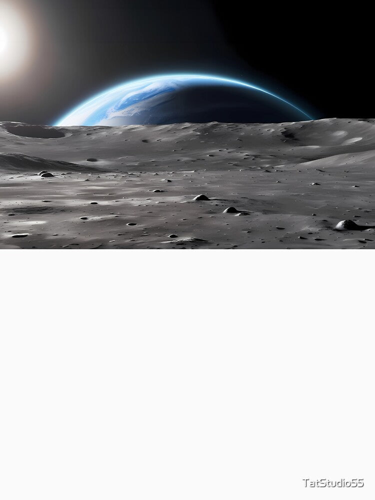 View from the Moon to the Earth in Universe by TatStudio55