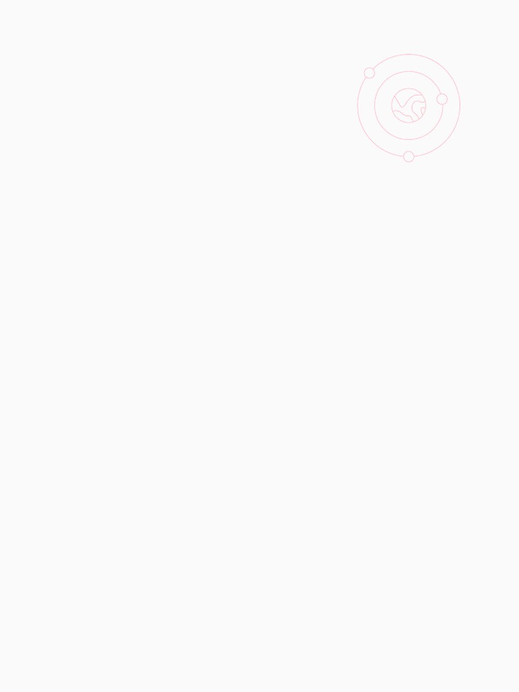 PLANET WITH MOONS (PINK) by Top10Designs