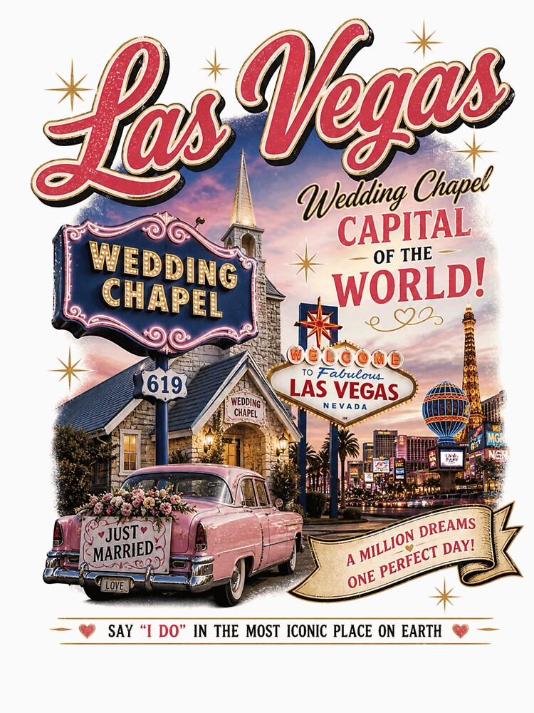 Las Vegas - Wedding Chapel Capital of the World by The Masked Designer