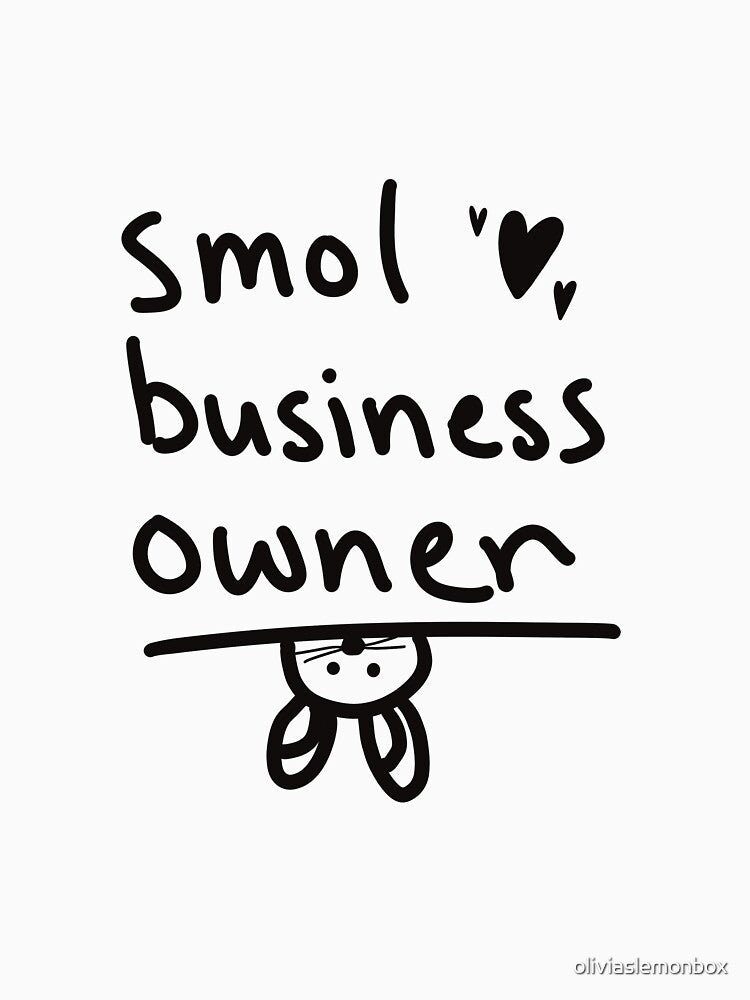 Smol Business Owner - Small business owner sticker by oliviaslemonbox
