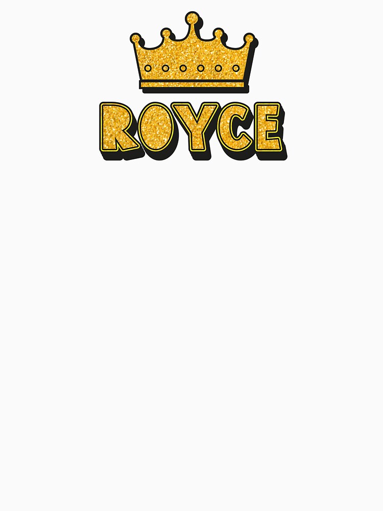 Royce Personalized Name With Crown - Cool & Funny Custom Gift for Men and Boys by Oussinc