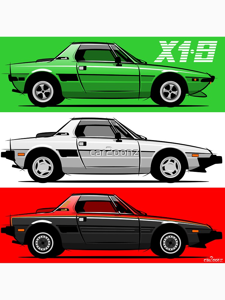 Personalized Fiat X1/9 by car2oonz