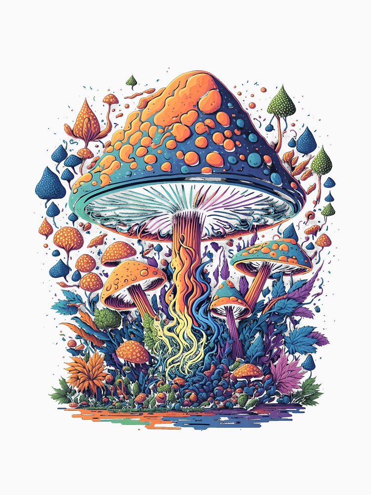 Magic Mushroom At Tee by ZenStickConcept