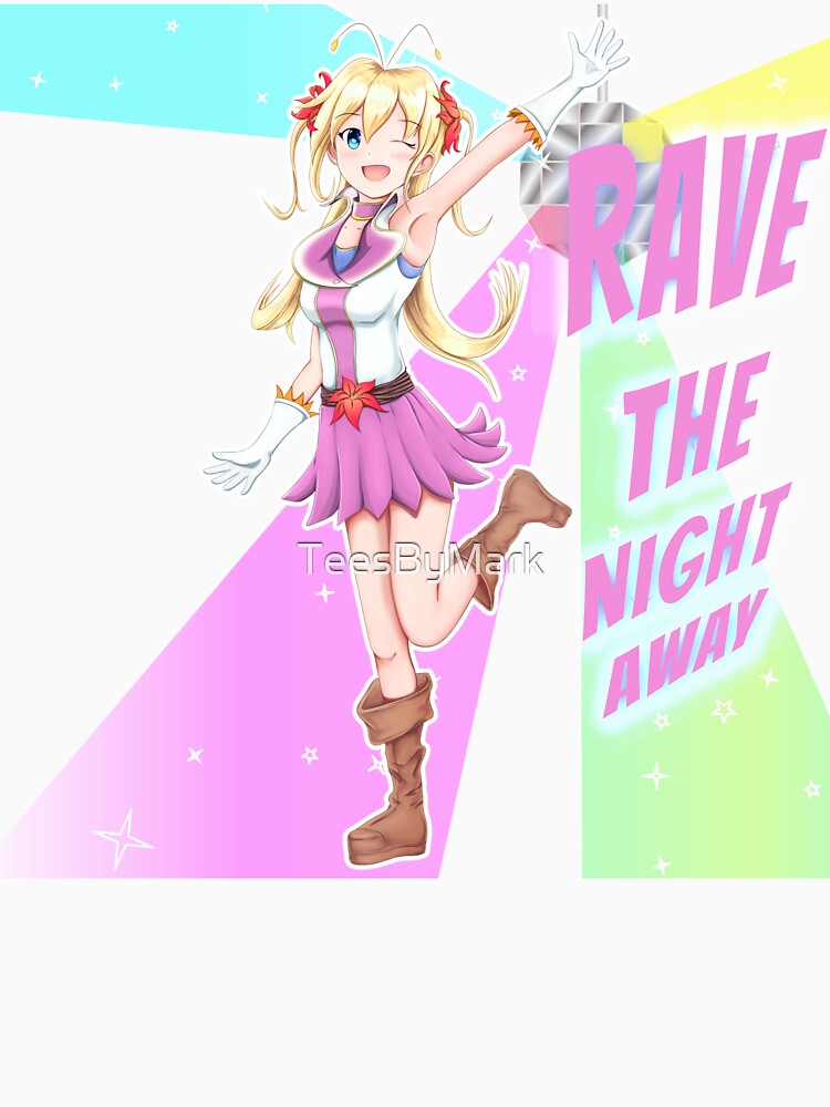 Anime Manga Style Raver Girl by TeesByMark