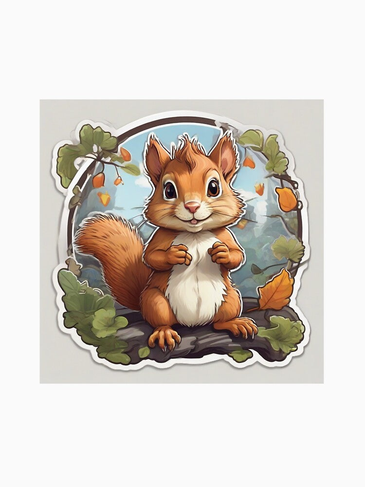 Cute squirrel among roses by abdelaziz0