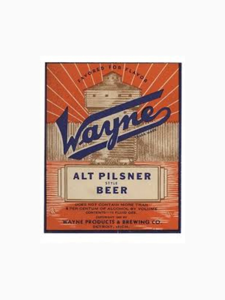 Wayne Pilsner Style Beer by uniquenostalgia