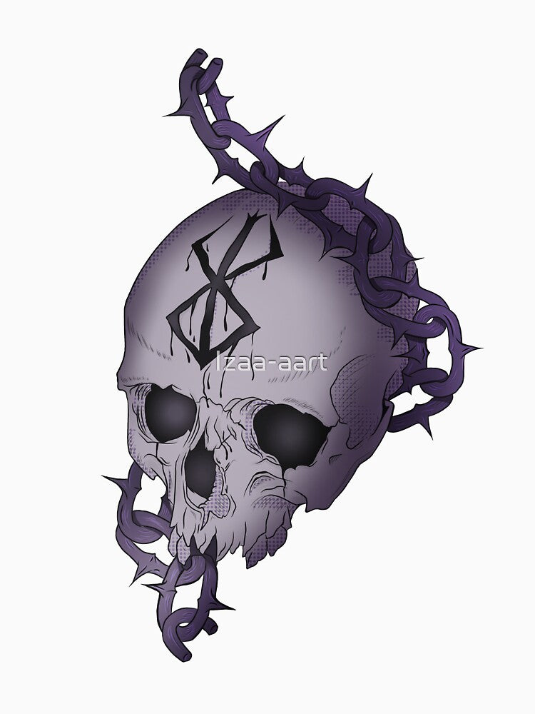 Doodle Sacrifice Brand Skull by Izaa-aart