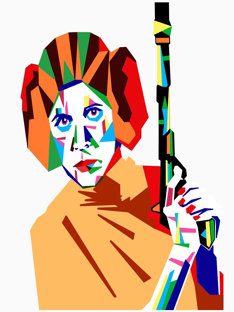 Princess Leia Vibrant Colors by trudolphi