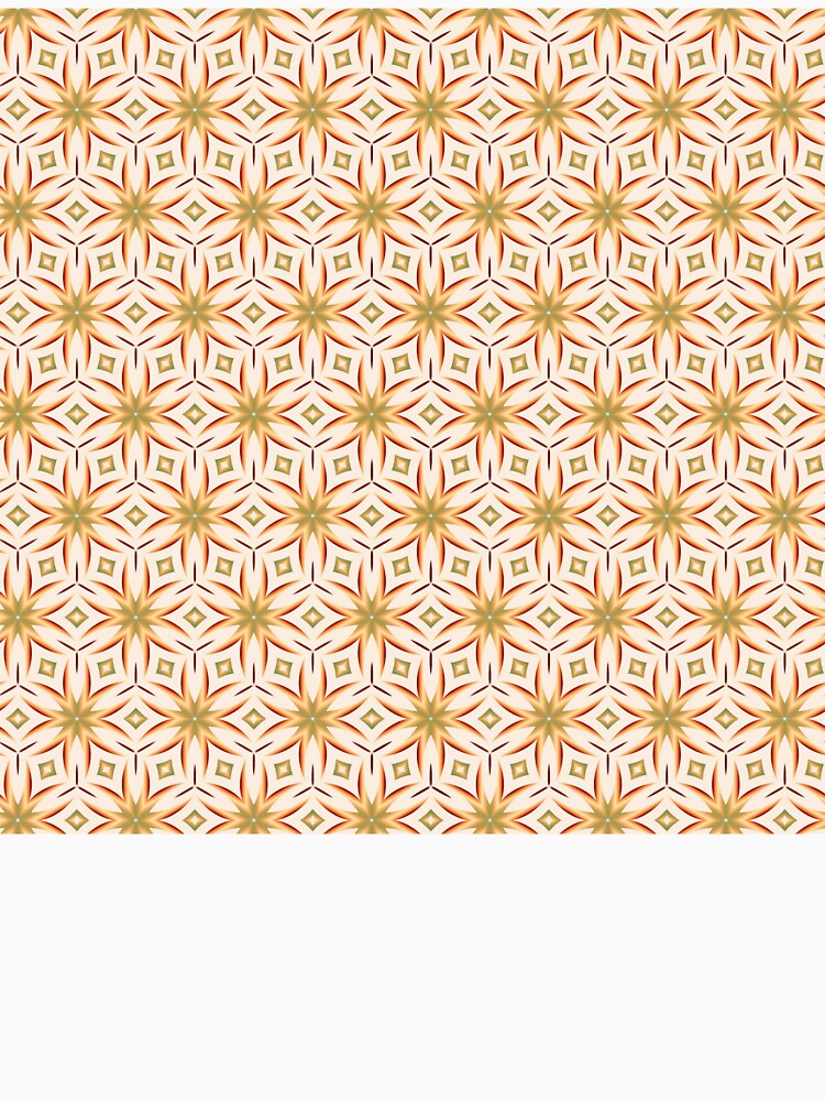 Mustard Mosaic Pattern by antevasinart