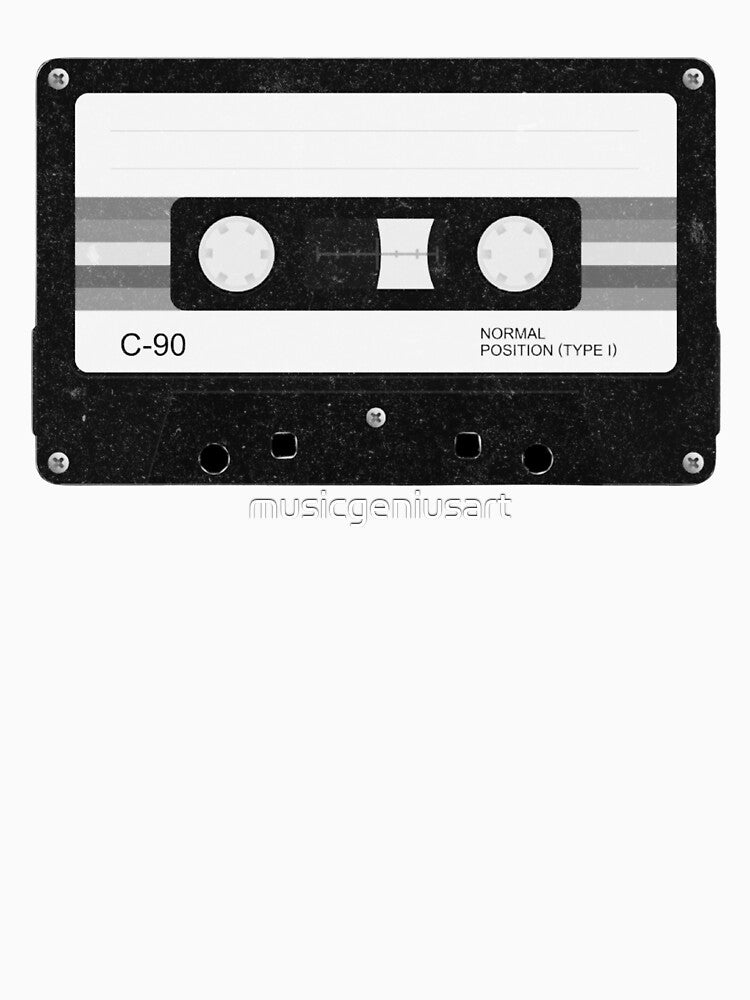 Custom Name Cassette Tape by musicgeniusart