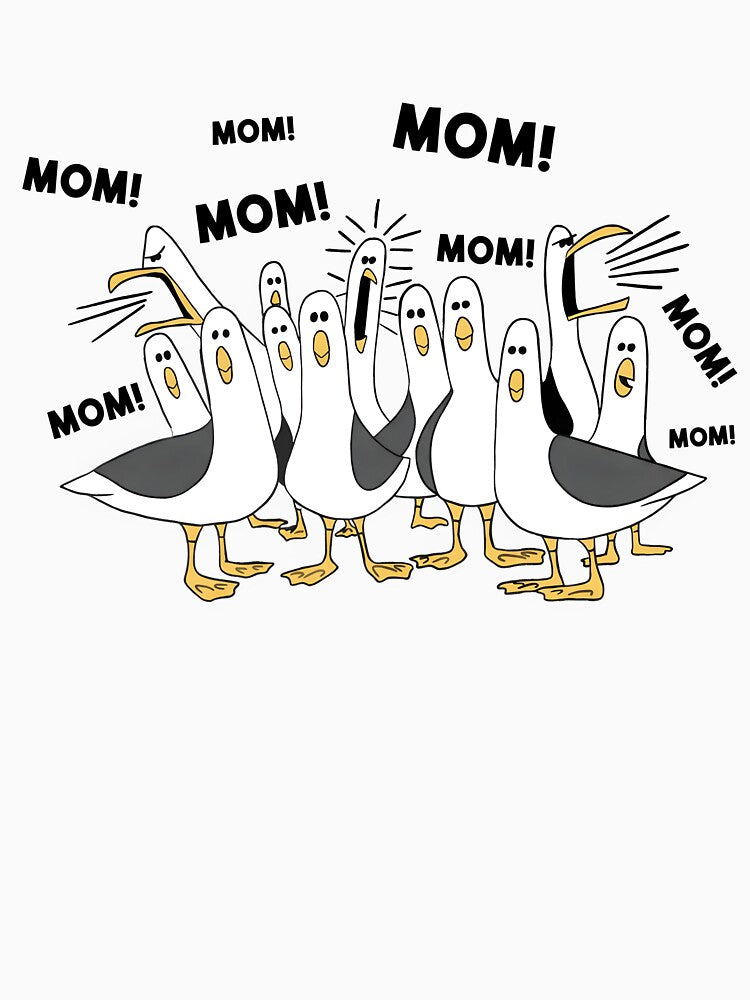 Seagulls Mom Mother's Day Gift by retro-and-rust