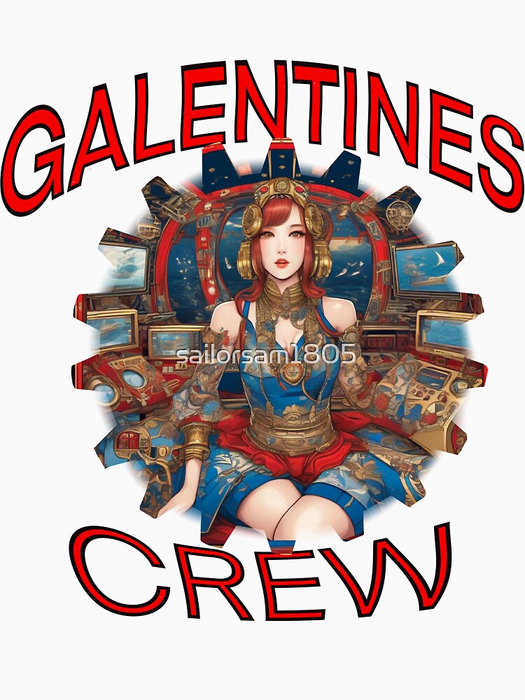 A group of Super girl power Galentines crew submarine girls only crew by sailorsam1805