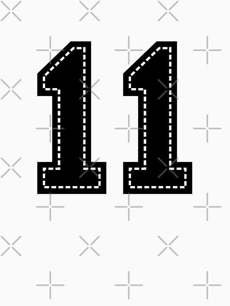 Number 11 Eleven by StudioRedKoala