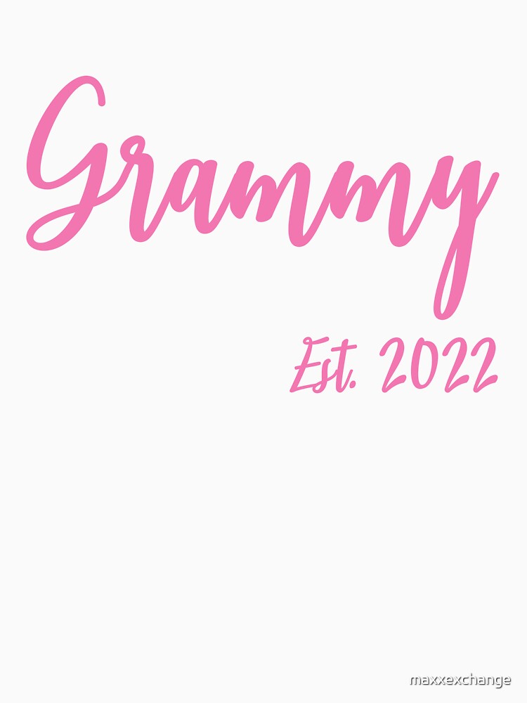Copy of Grammy Est. 2022 New Grandma Announcement Mothers Day by MAXXEXCHANGE