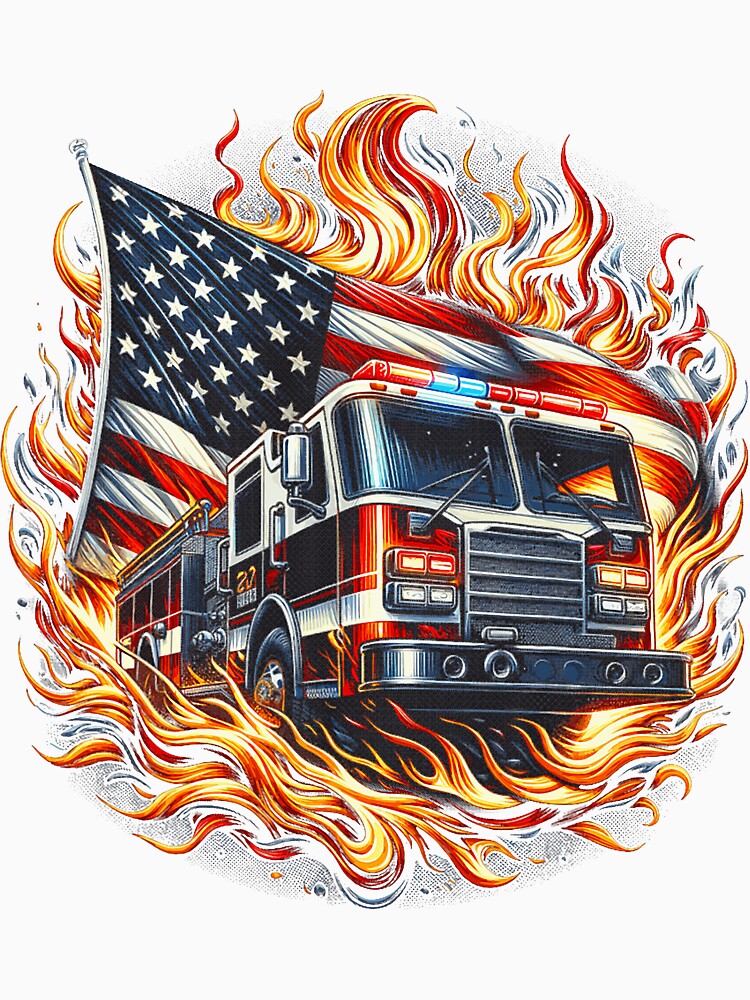 Firefighter Patriotic by nguyenhuongkxv