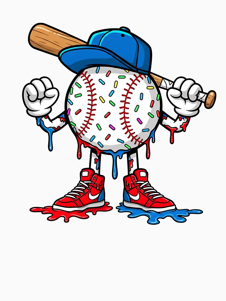 Baseball Lifestyle 101 Apparel Youth Baseball Drip Icecream by facegm