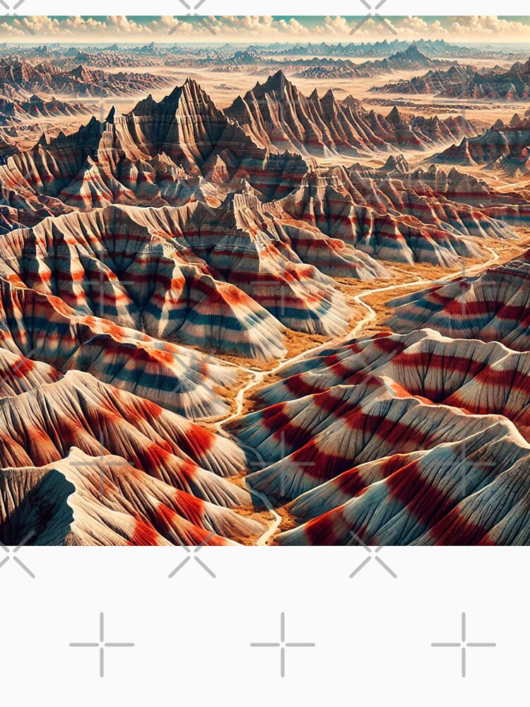 National Parks Series #18 – Badlands Endless Horizon by Meta2Physical