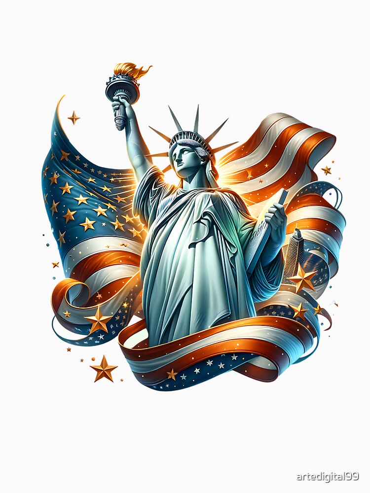 Stars and Stripes USA – Patriotic American Flag Design by artedigital99