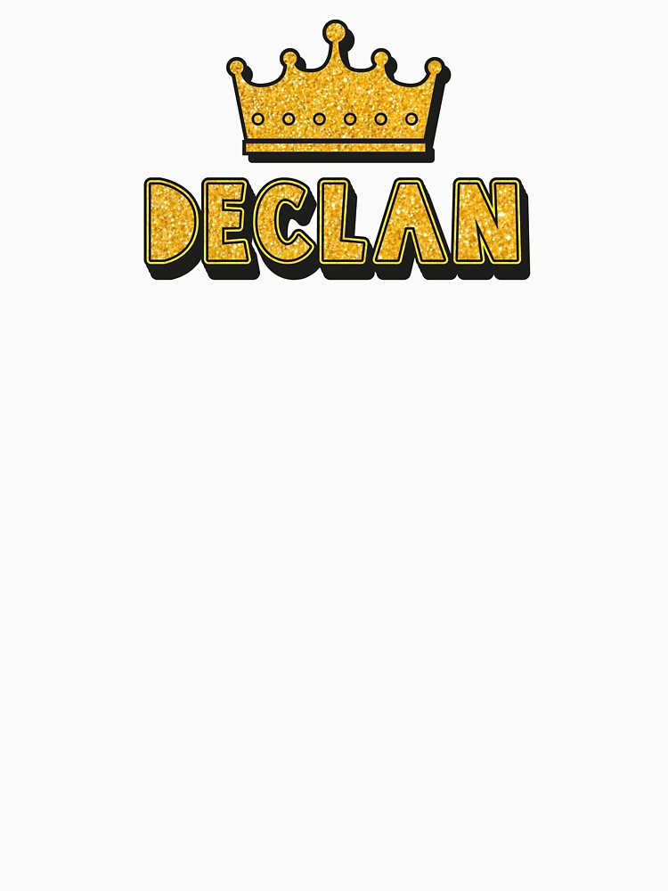 Declan Personalized Name With Crown - Cool & Funny Custom Gift for Men and Boys by Oussinc