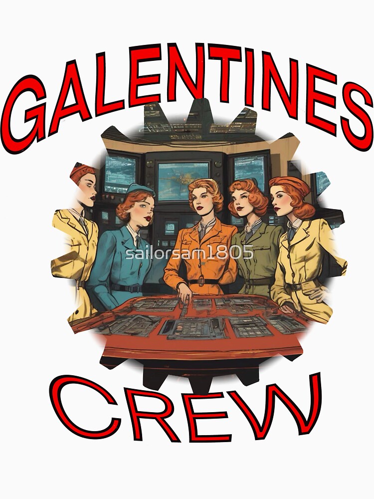 US Navy American Girls Galentines crew on submarine on Galentines day and Galentines party, gift idea for Galentines day by sailorsam1805