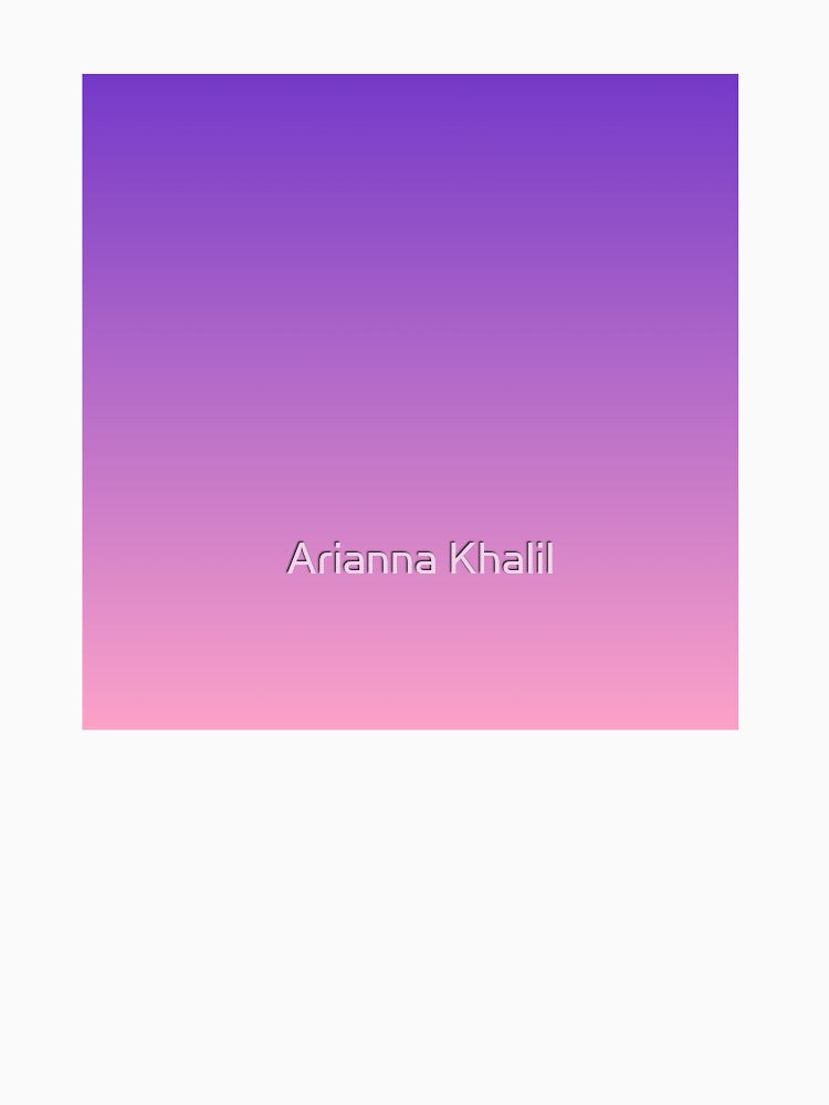 Purple to Pink Ombre Gradient by Arianna Khalil