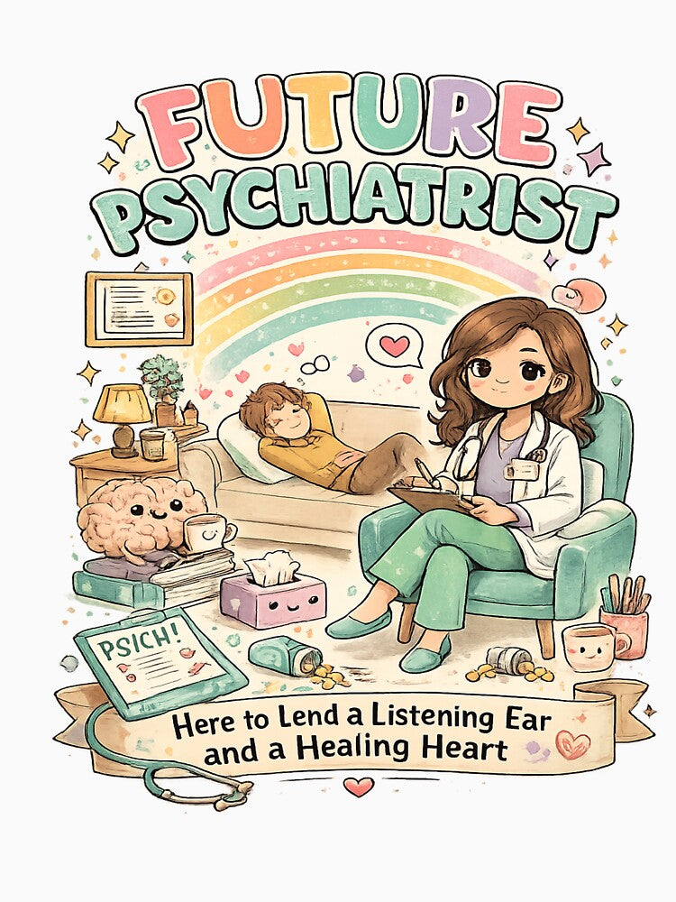 Future Psychiatrist Classic T-Shirt Medical Students by Lulu Shop