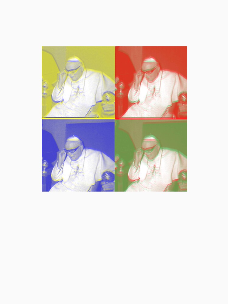 Pope With Bono Glasses by DopeTrash