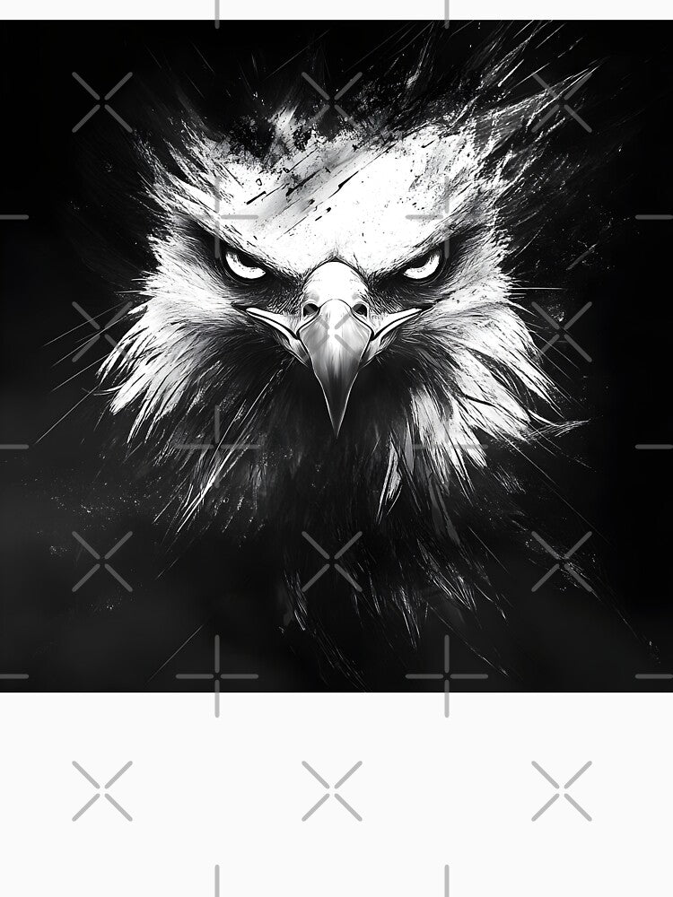 Stylized eagle patriotic sketch by dcrc