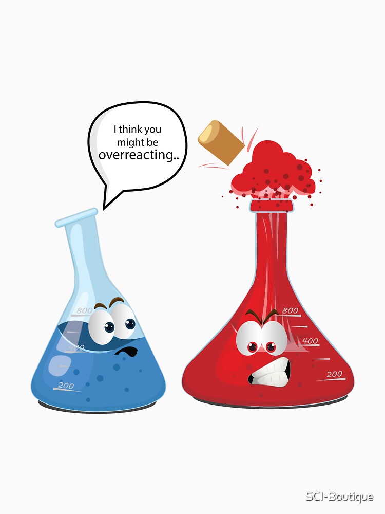 Overreacting science Themed Design by SCI-Boutique