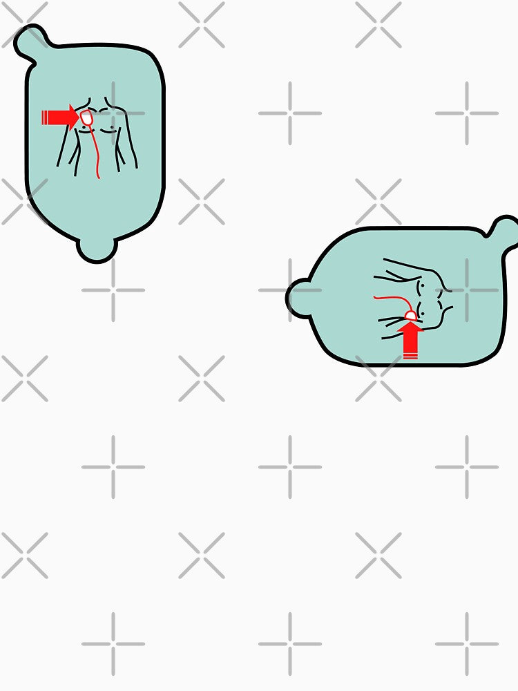 Defibrillator Pads drawing by Blondiabshop