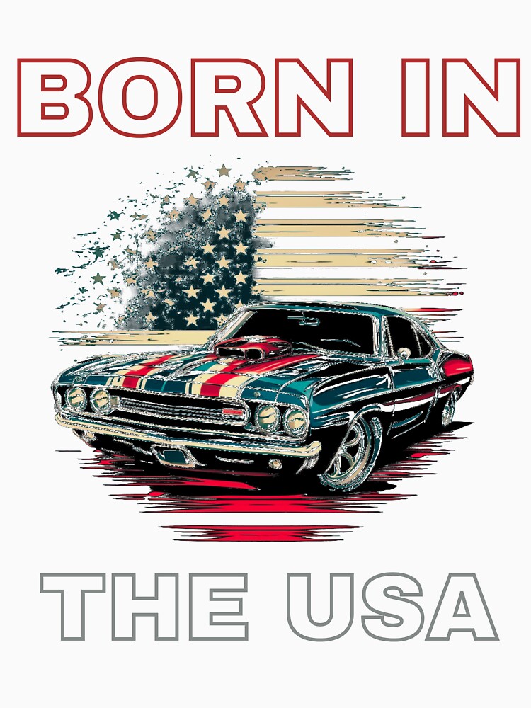 Born In The Usa - Muscle Car by Cr4ftyCreations