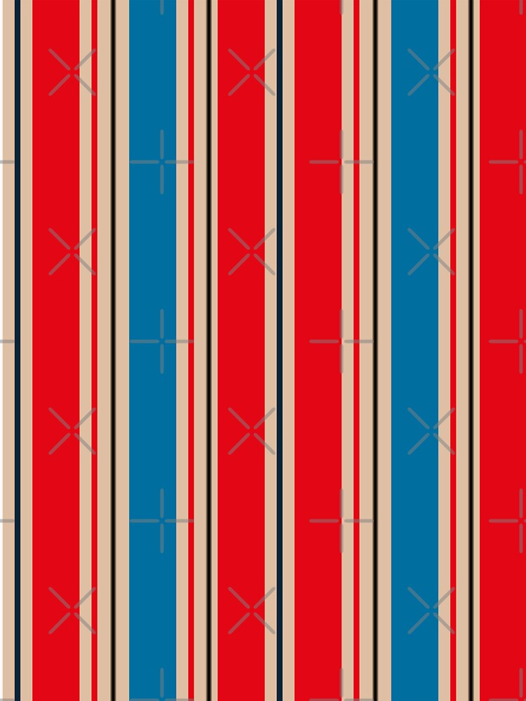 Retro Colors Stripes Pattern by MakeitMelo
