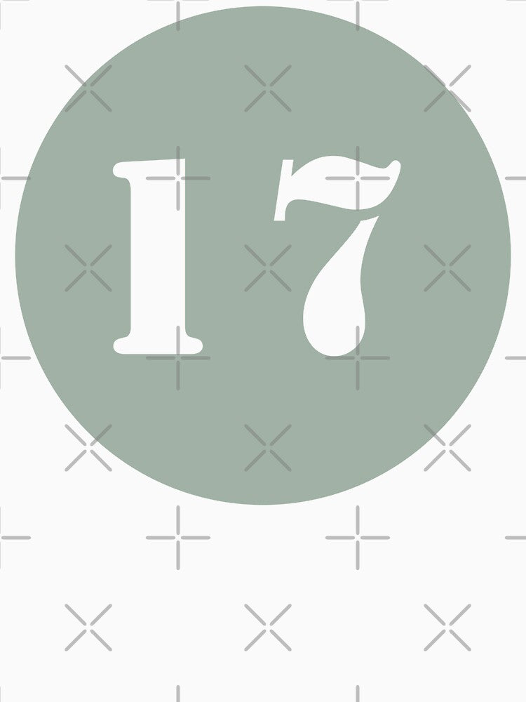 Number Seventeen (17) in Sage Circle by Ching Teoh