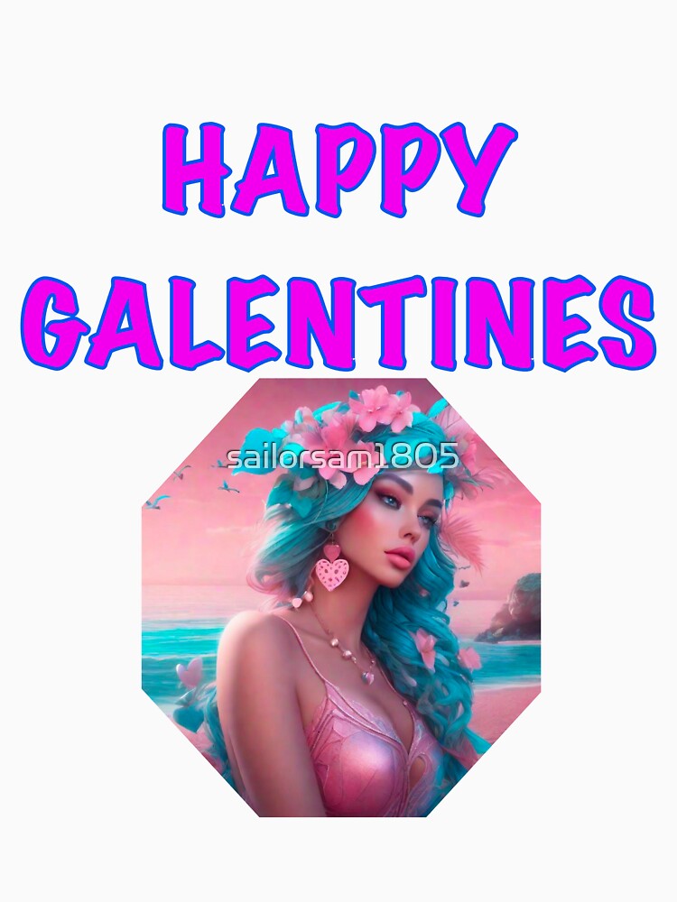My Cute Girlfriend posing for Galentines card, perfect gift idea for Galentines day by sailorsam1805