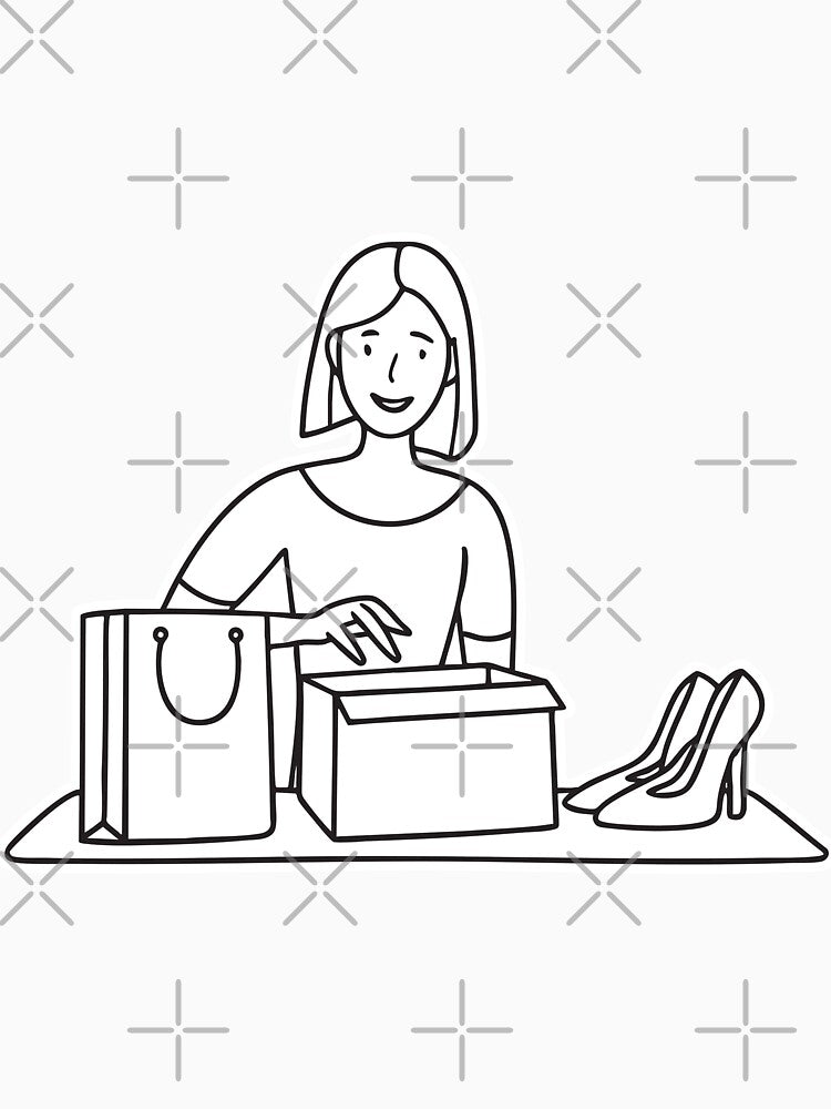 Woman Unpacking High Heels by rasagamastore
