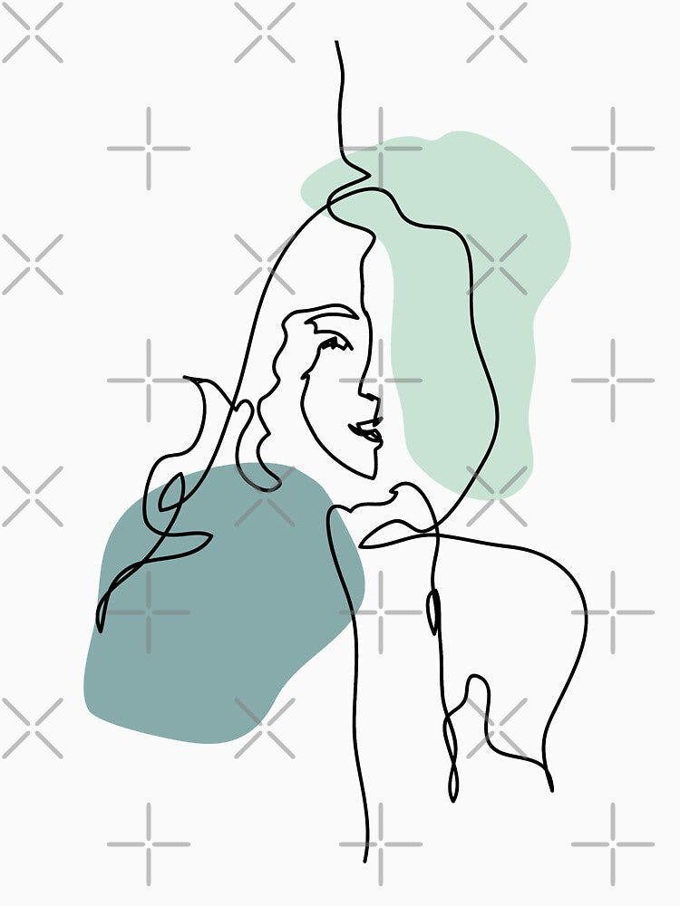 Woman Line Art by mariazegena